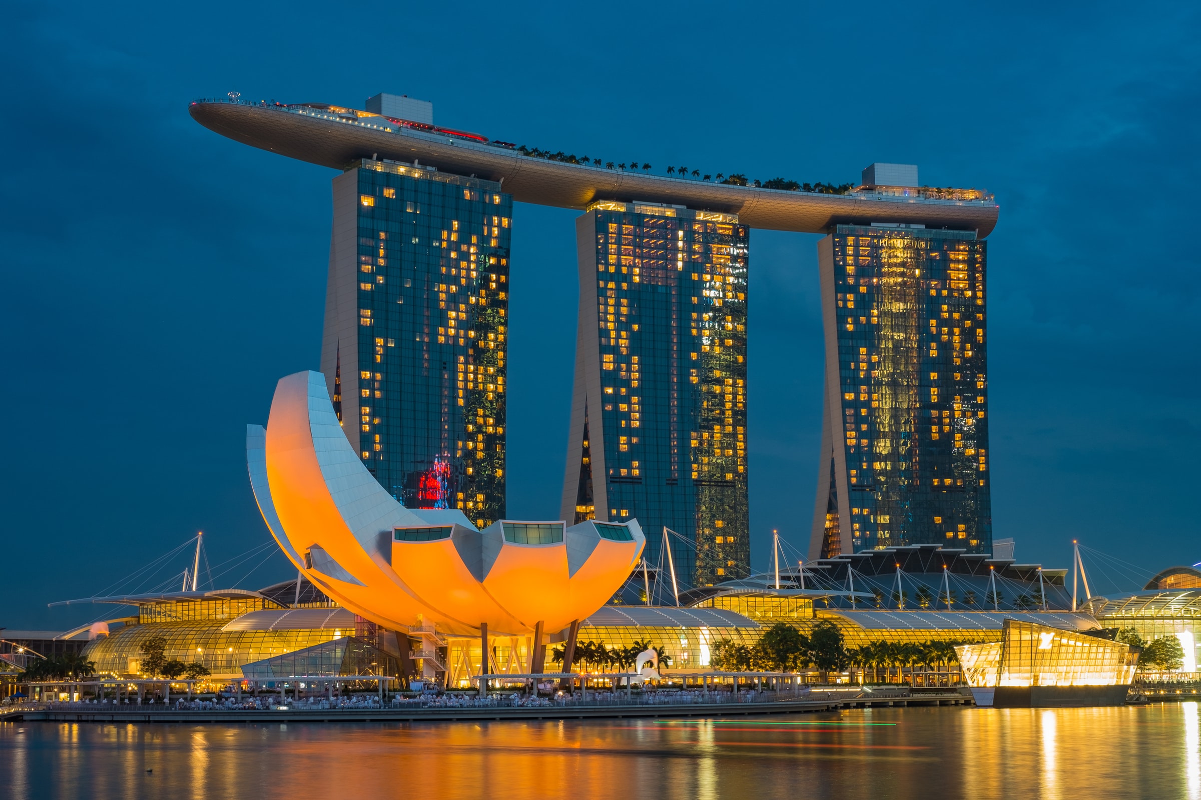 10 April 2014 - Rising Milky Way at Marina Bay Sands Singapore